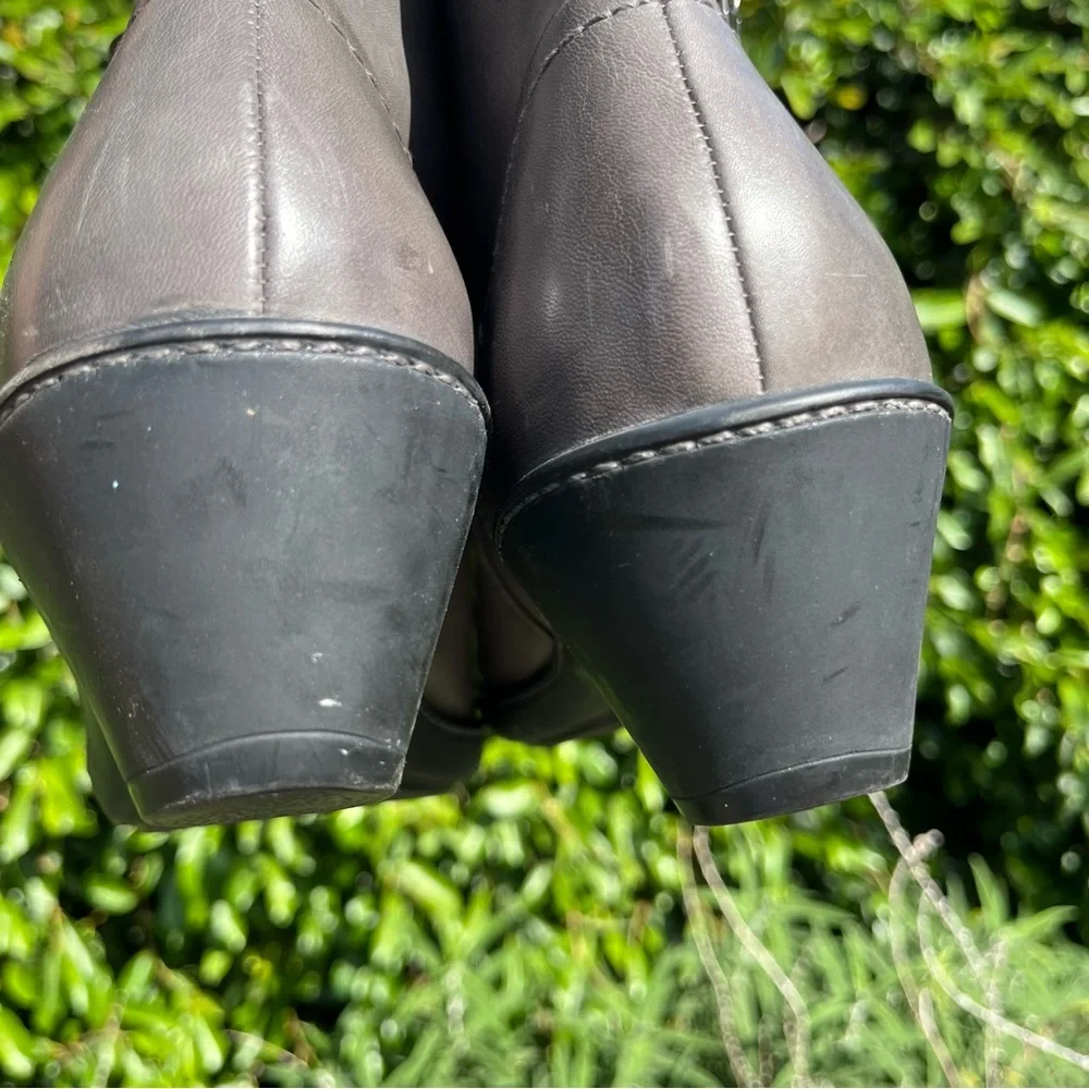 Dansko Billie Ankle Boots EUR 39 US 8-8.5 Burnished Grey Nappa Leather Cottage